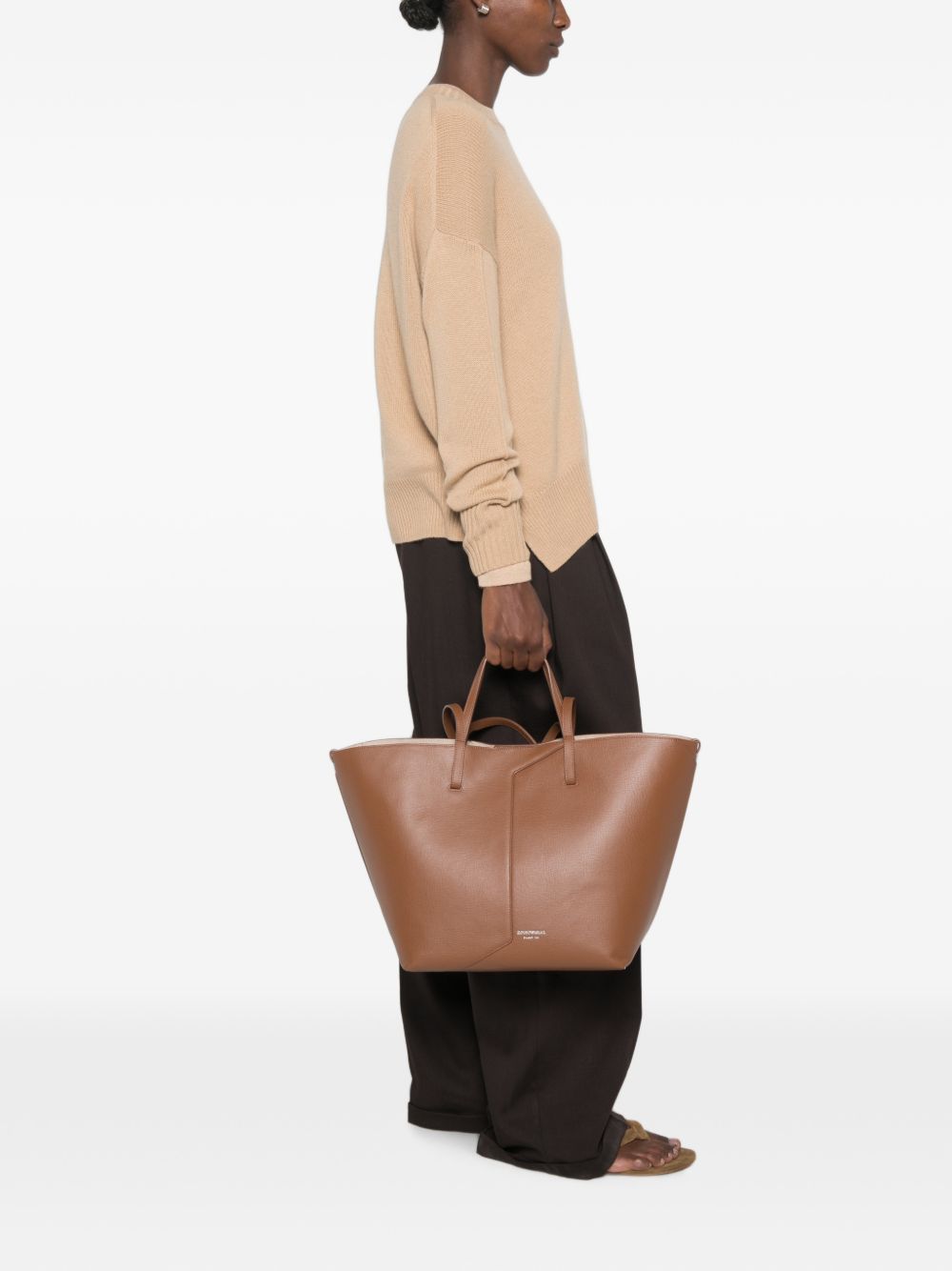 Emporio Armani Leather Tote Bag