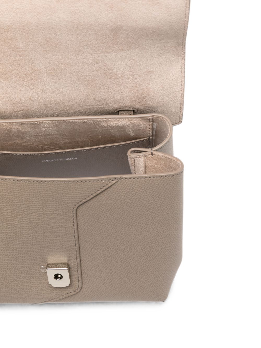 Emporio Armani Leather Top Handle Bag