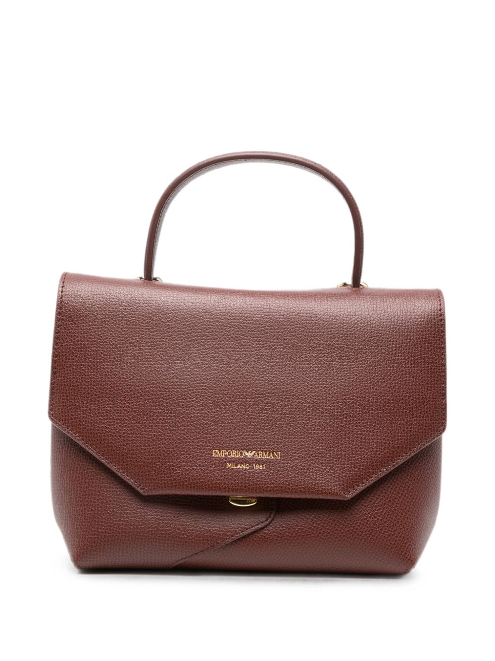 Emporio Armani Leather Top Handle Bag