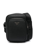 Emporio Armani Leather Top Zip Bag