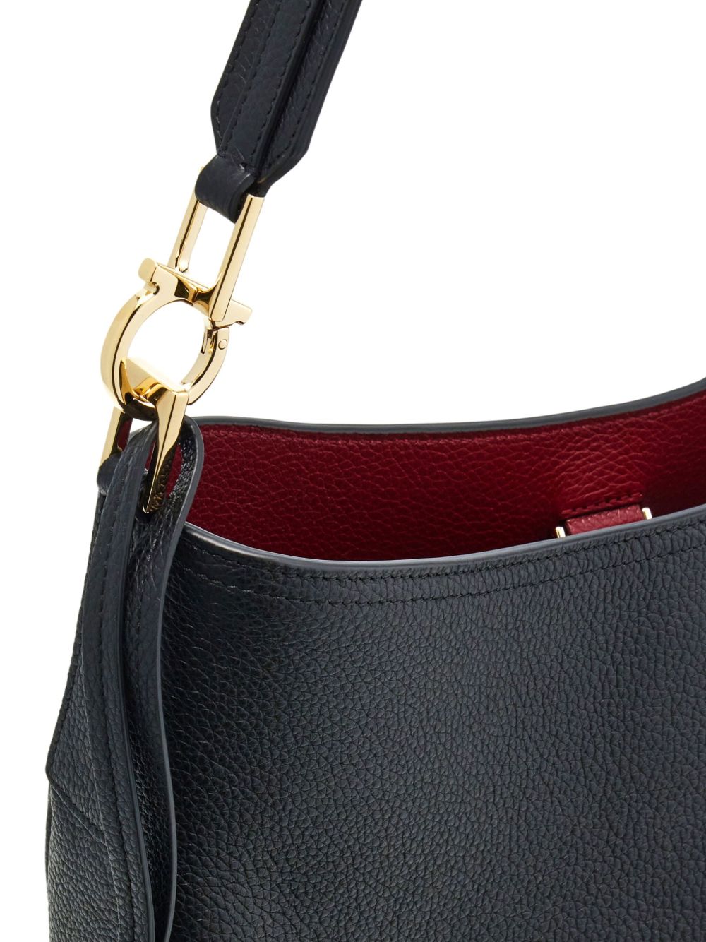 Ferragamo Medium Leather Hobo Bag