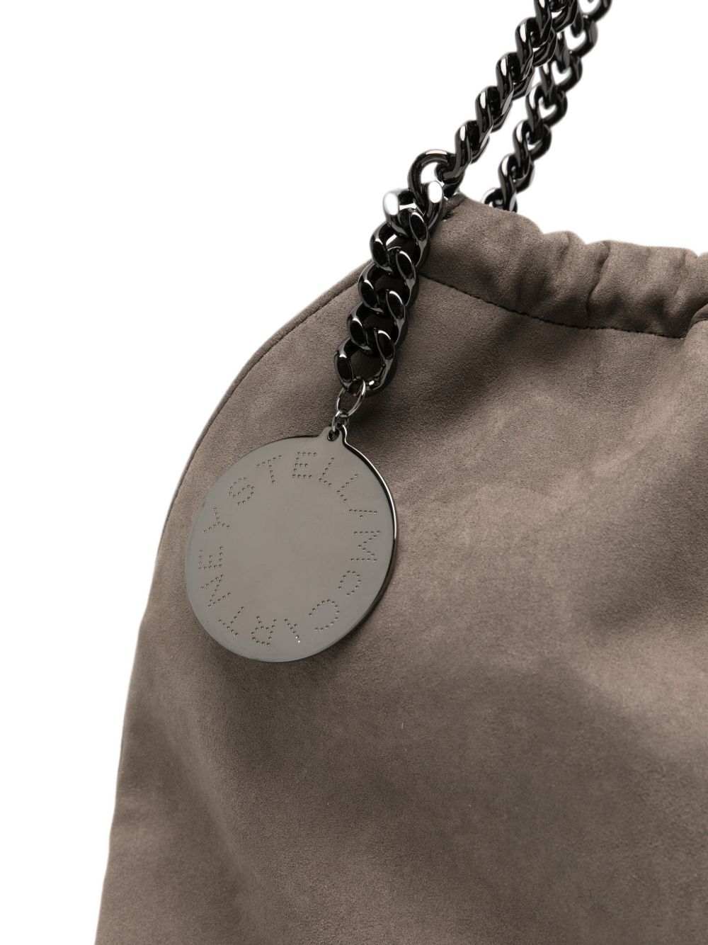 Stella McCartney Faux-Suede Ruched Bag