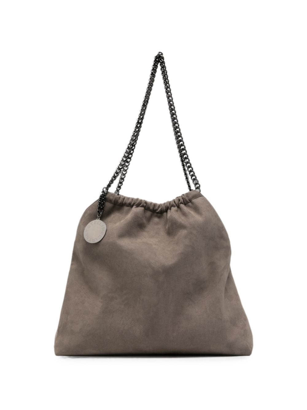 Stella McCartney Faux-Suede Ruched Bag