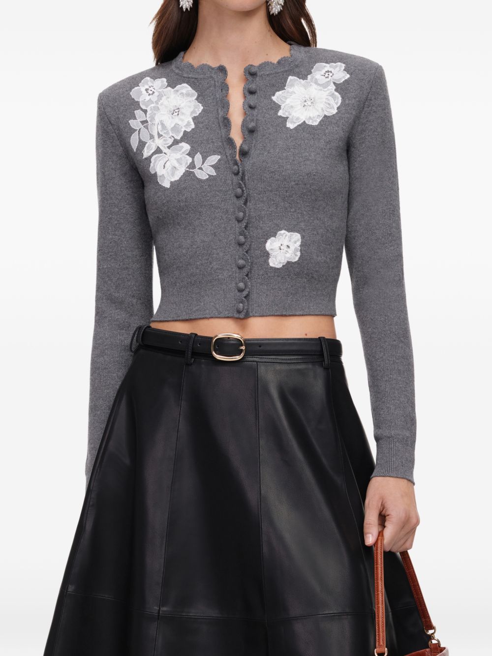Self-portrait Sweaters GREY