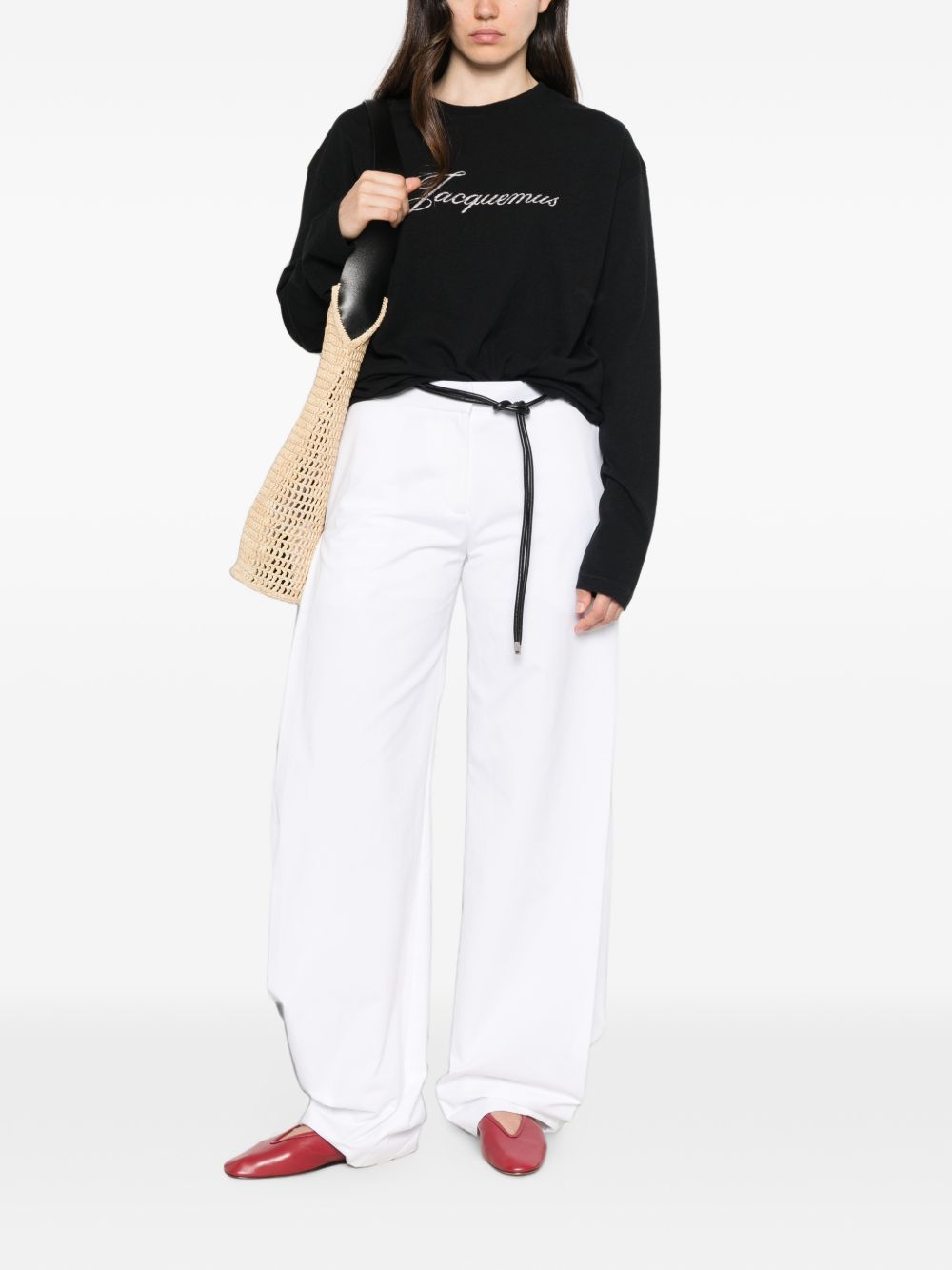 JACQUEMUS T-shirts and Polos BLACK
