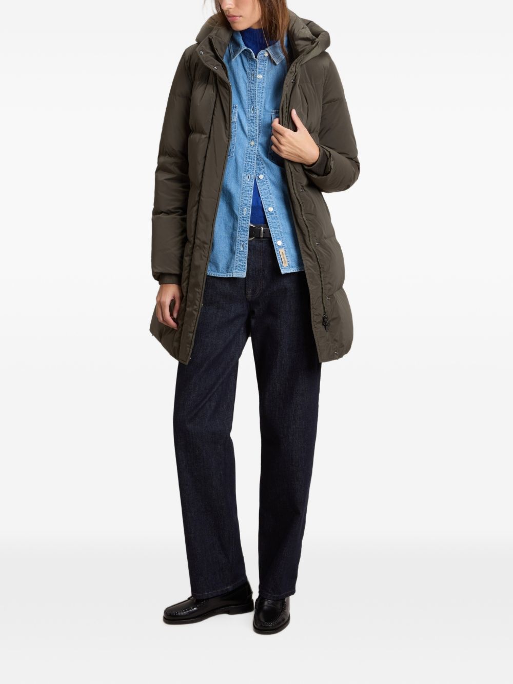 WOOLRICH Coats ARMY GREEN