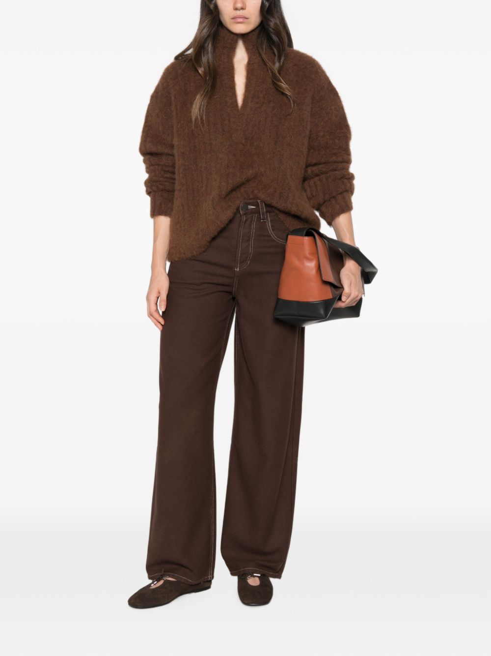Uma Wang T-shirts and Polos BROWN
