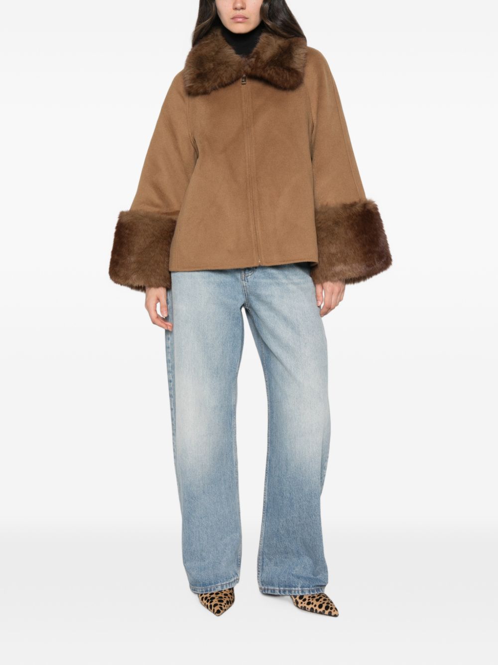 APPARIS Coats BROWN