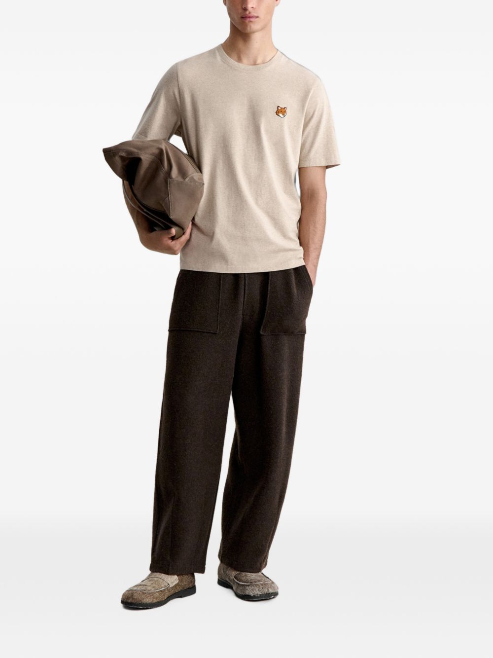 Maison Kitsuné MAISON KITSUNE' T-shirts and Polos BEIGE