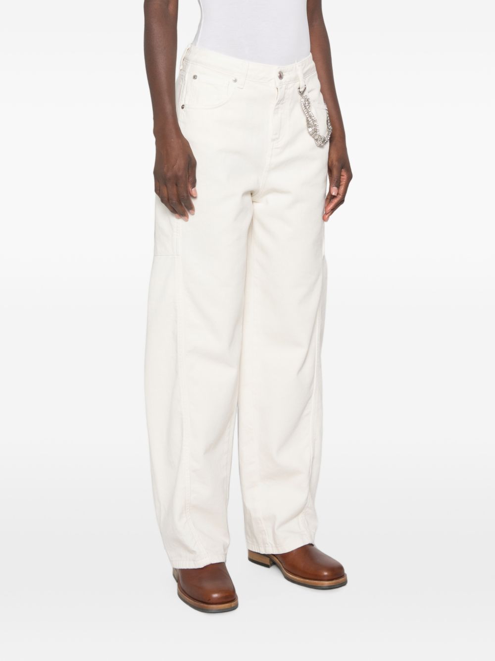 ERMANNO FIRENZE Trousers WHITE
