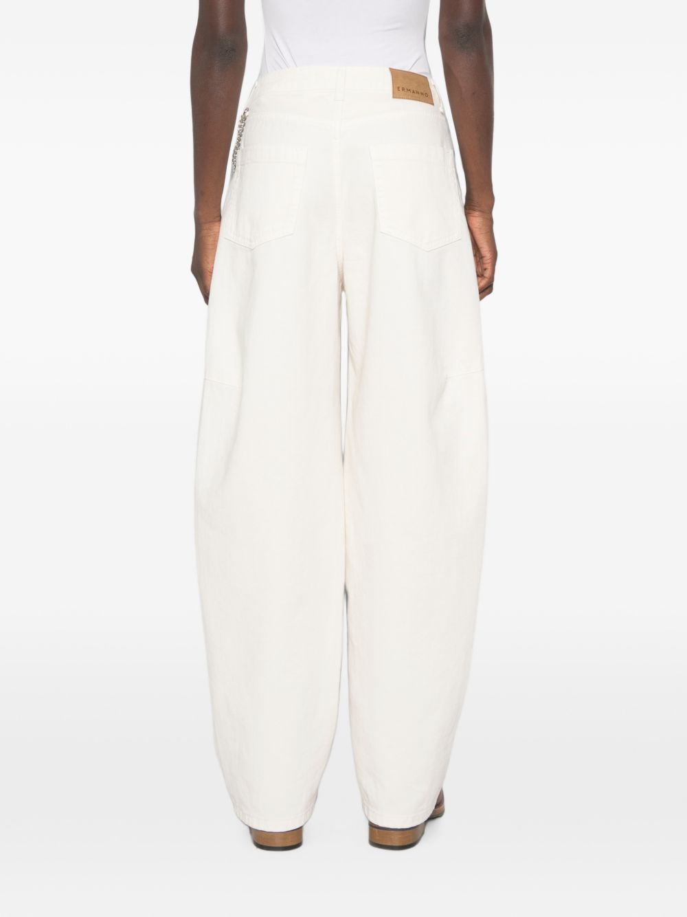 ERMANNO FIRENZE Trousers WHITE