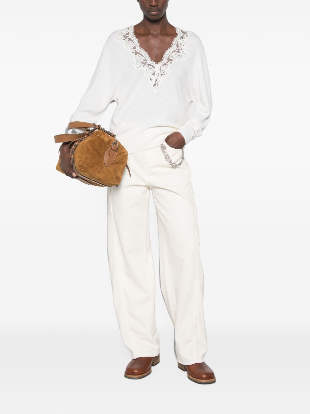 ERMANNO FIRENZE Sweaters WHITE