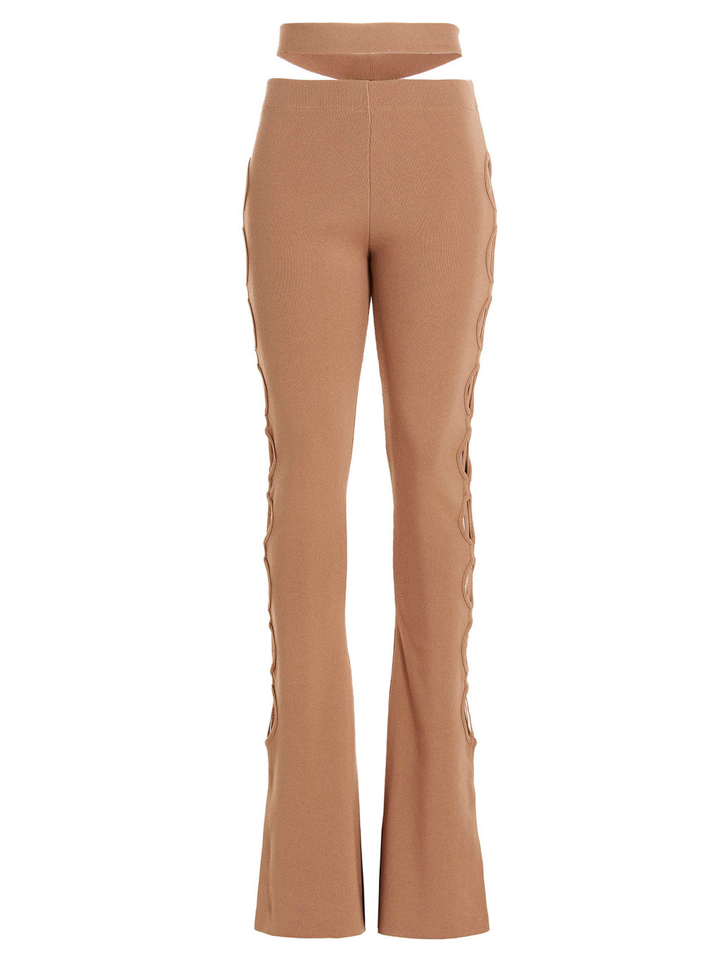 AndreĀdamo Cut Out Pants With Lacing