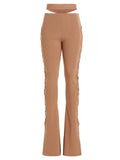 AndreĀdamo Cut Out Pants With Lacing