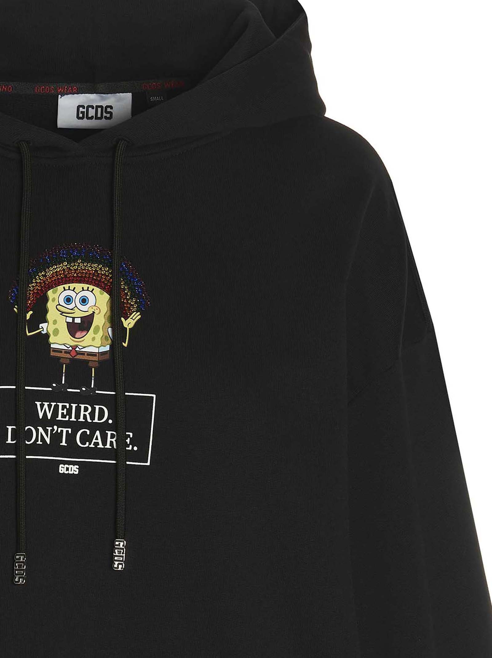Gcds Dont Care Capsule Hoodie With Dont Care Capsule