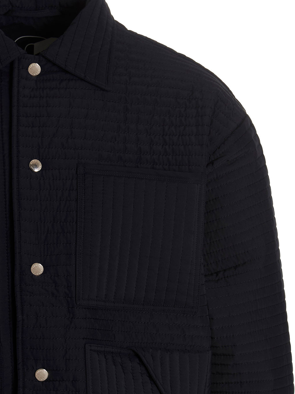 Khrisjoy Chore Quilted Stripes Down Jacket