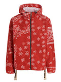 Khrisjoy Windbreaker Bandana Hood Jacket