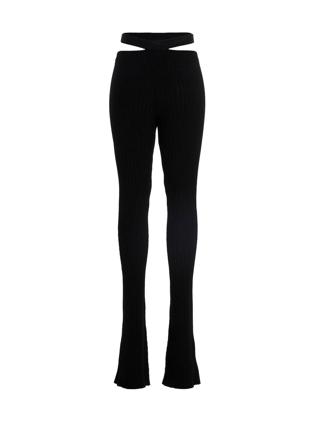 AndreĀdamo Ribbed Flared Trousers