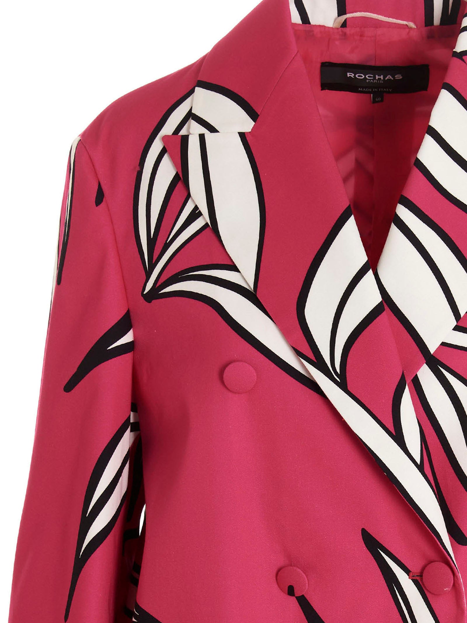 Rochas Floral Print Blazer Jacket