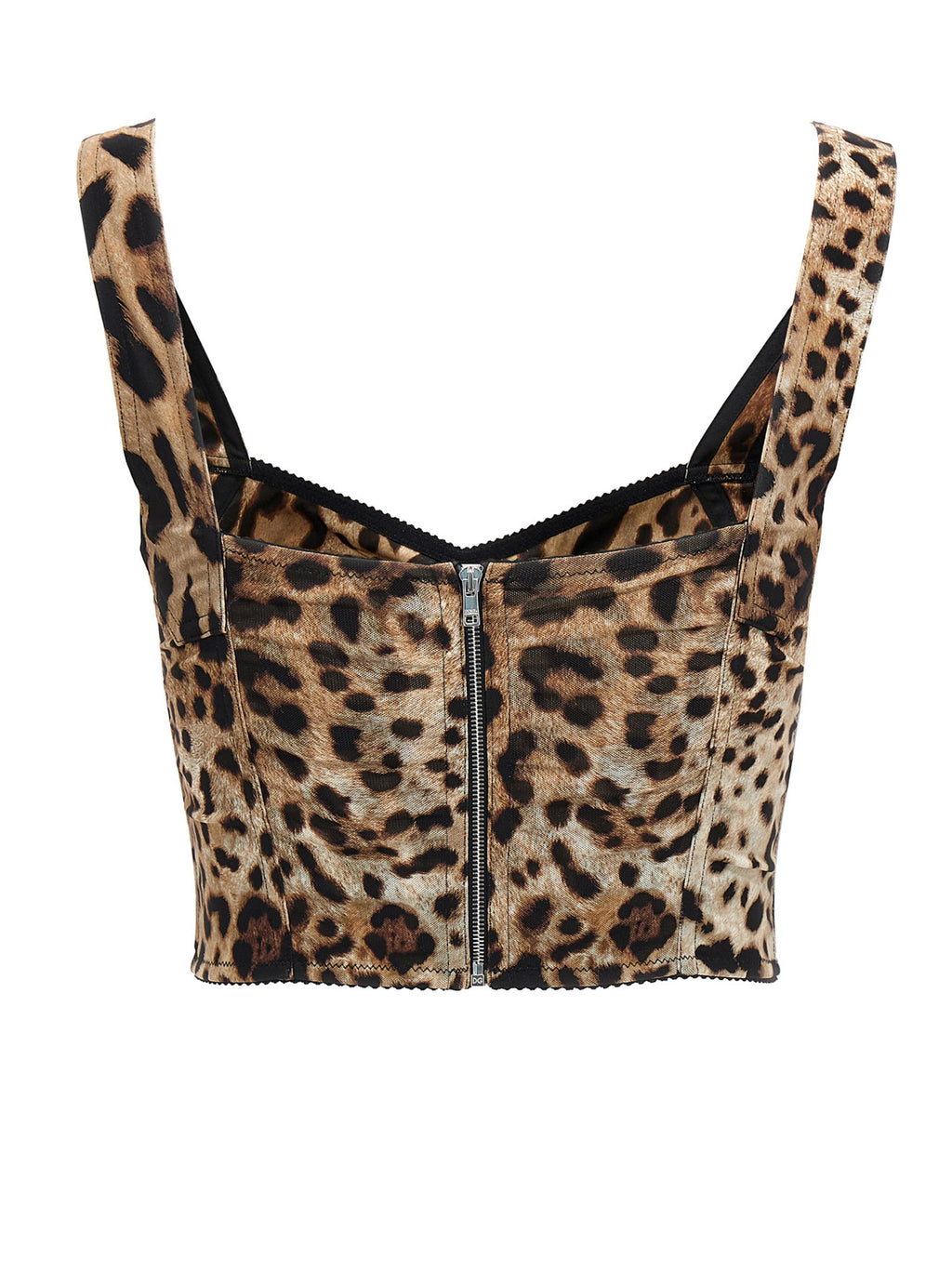Dolce & Gabbana Leopardo Bustier Top