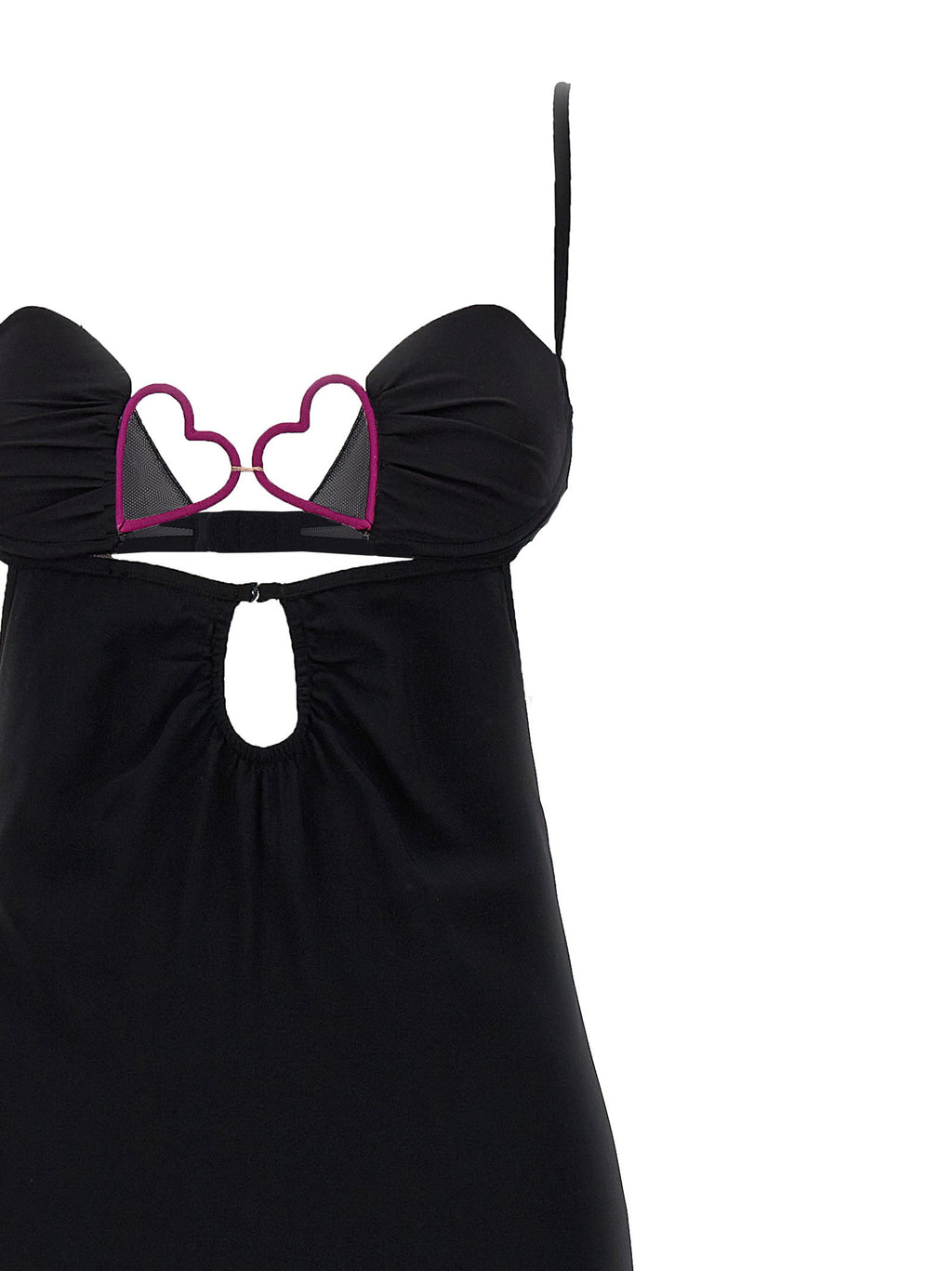 Nensi Dojaka Heart Bra Long Dress