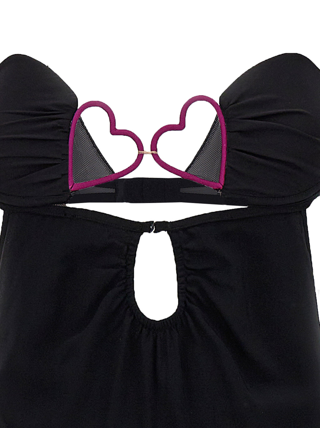 Nensi Dojaka Heart Bra Long Dress