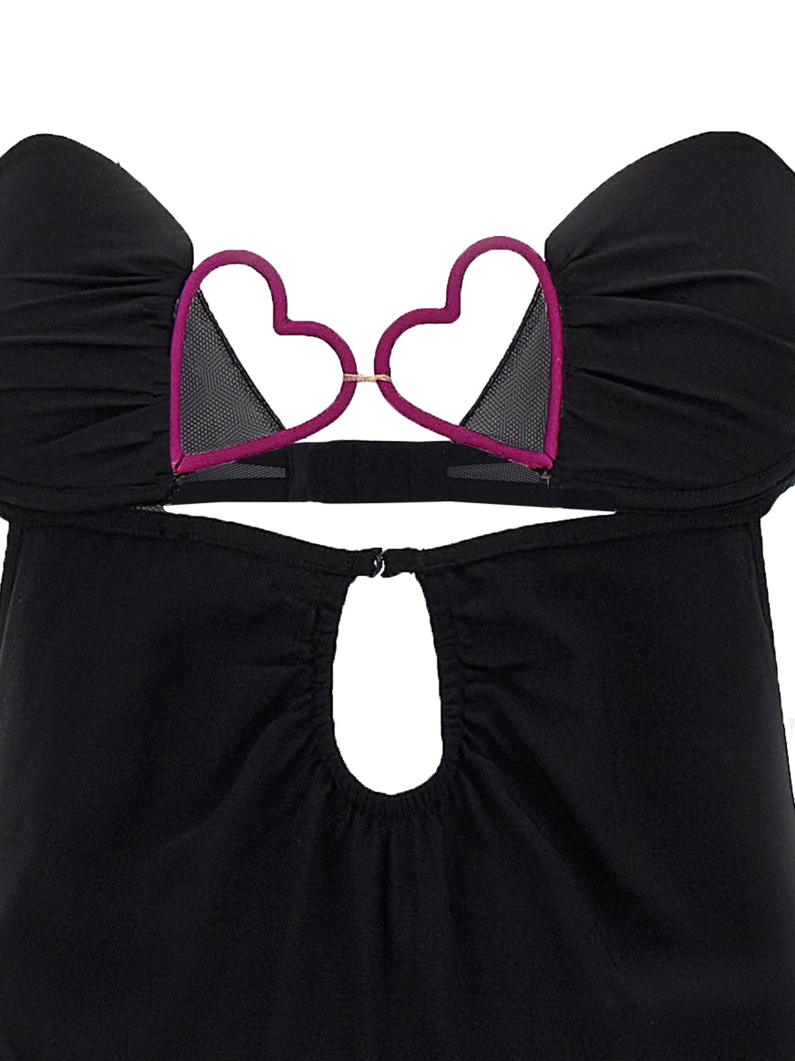 Nensi Dojaka Heart Bra Long Dress