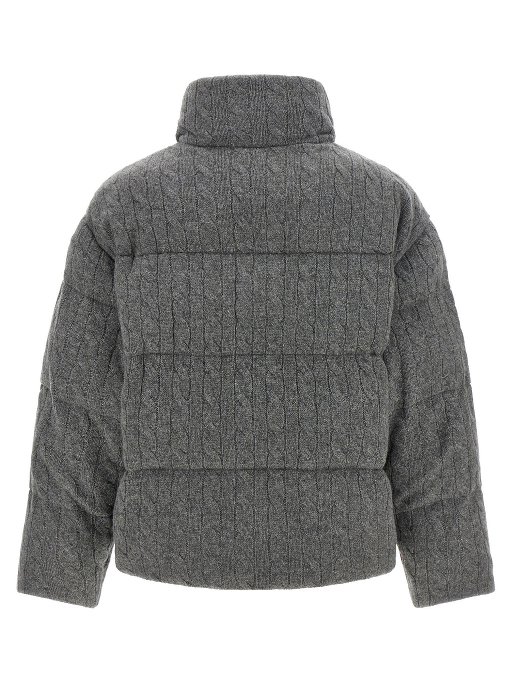 Polo Ralph Lauren Knitted Braided Down Jacket