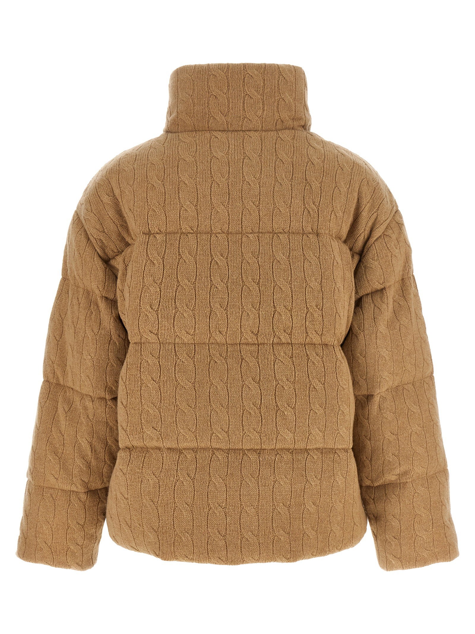 Polo Ralph Lauren Knitted Braided Down Jacket