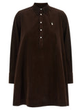 Polo Ralph Lauren Corduroy Dress With Embroidery