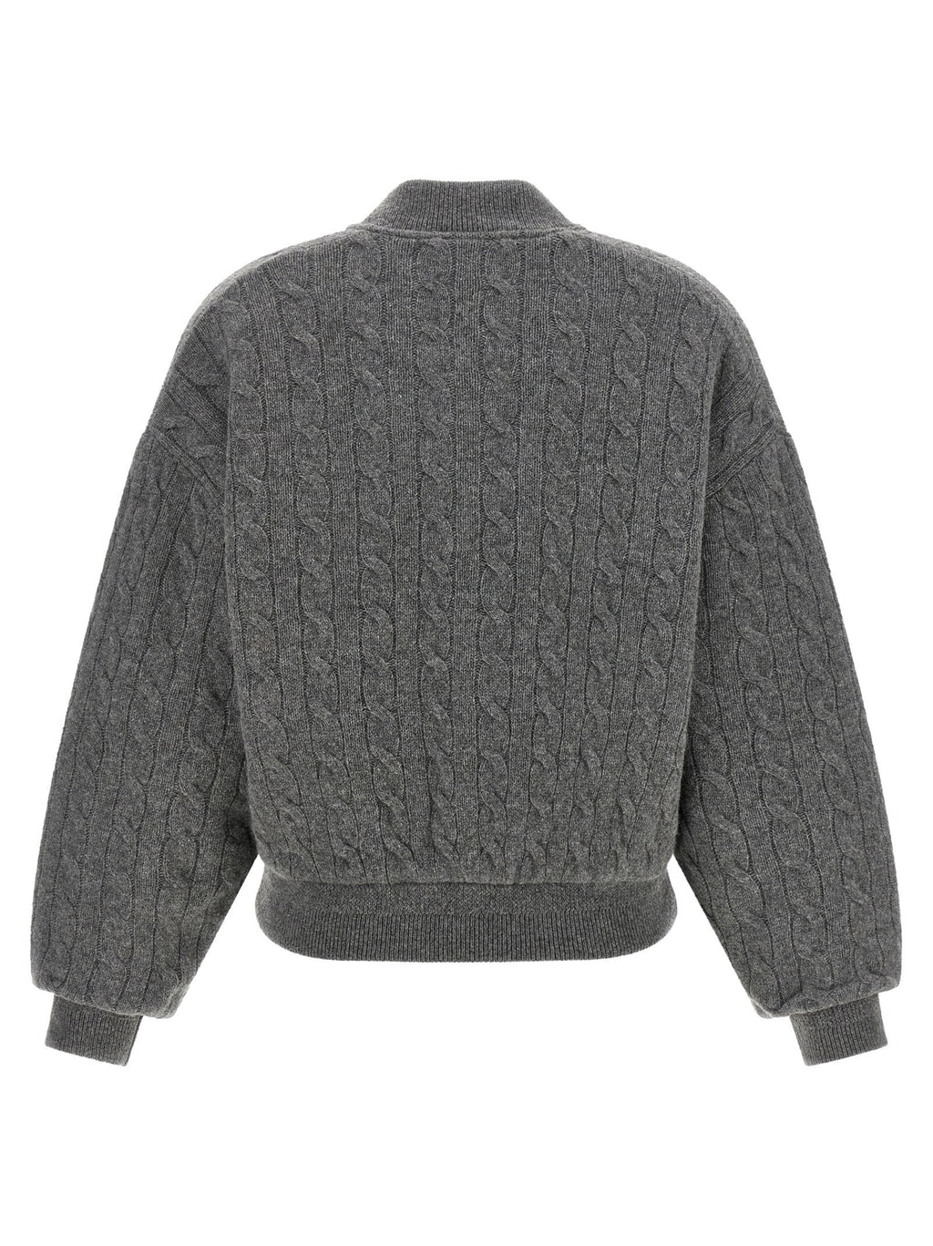 Polo Ralph Lauren Padded Knit Braided Bomber Jacket