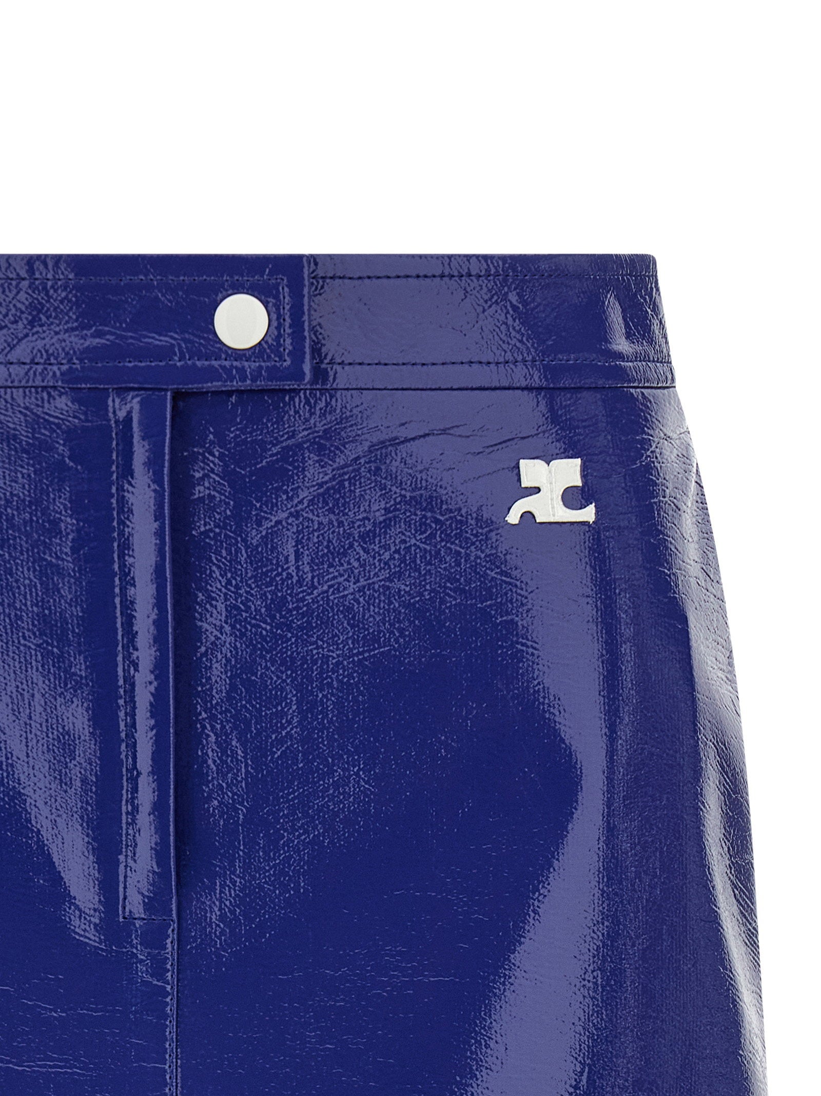 Courreges Reedition Vinyl Skirt