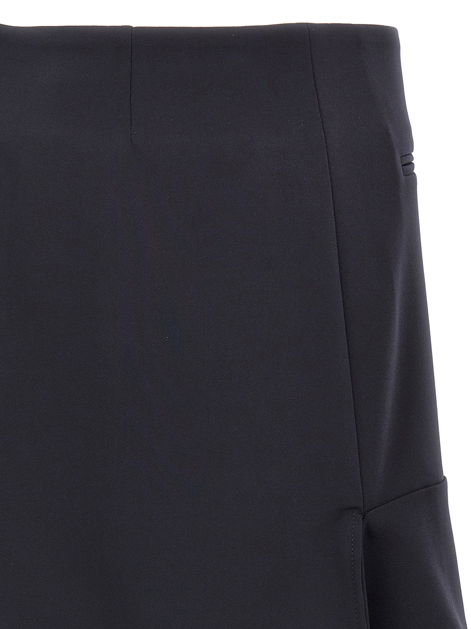Courreges Reversed Belt Mini Skirt