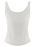 Mugler Corseted Tank Top