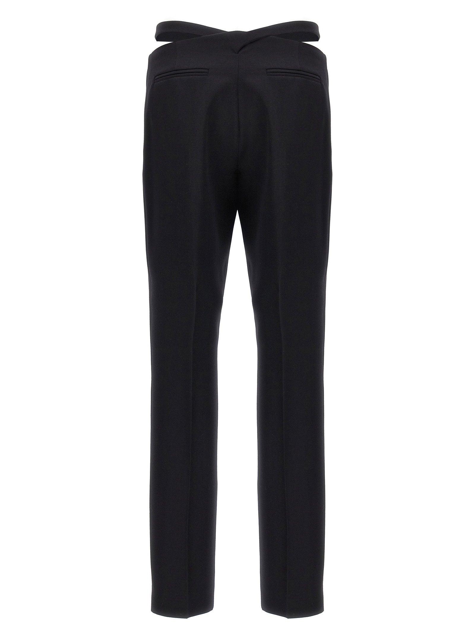 The Attico Belt Detail Trousers