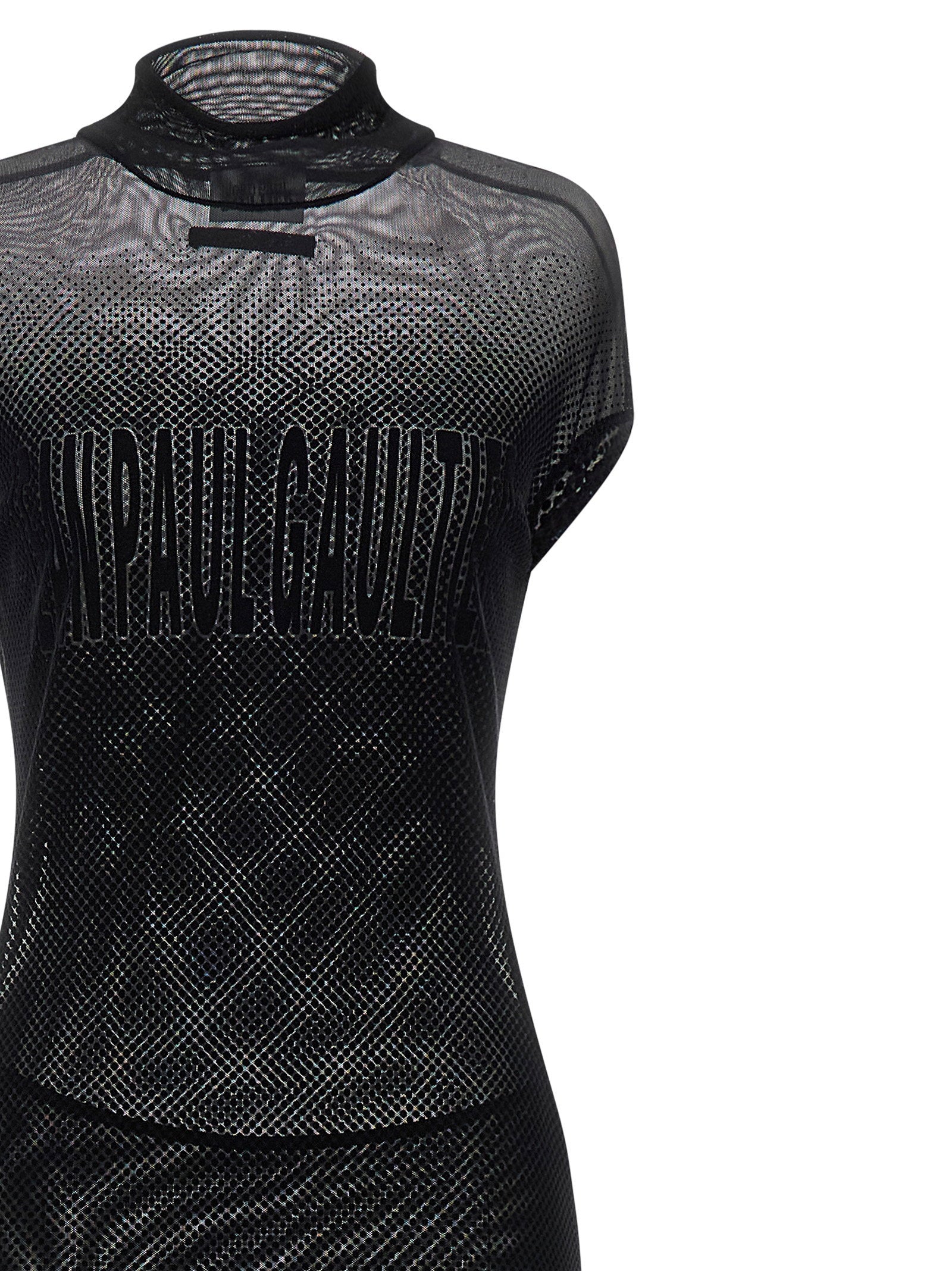 Jean Paul Gaultier Flocked Dress