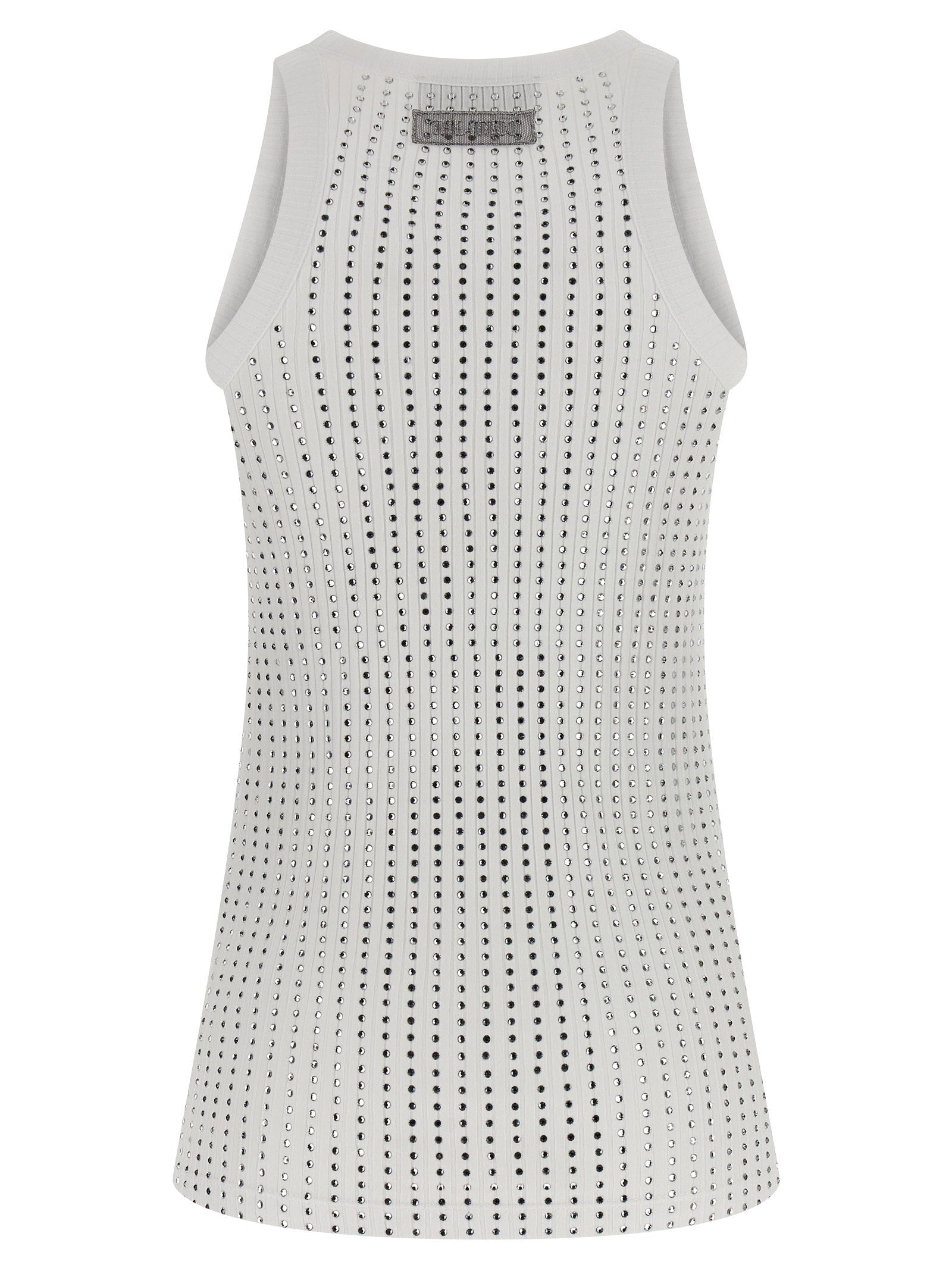 The Attico Rhinestone Tank Top