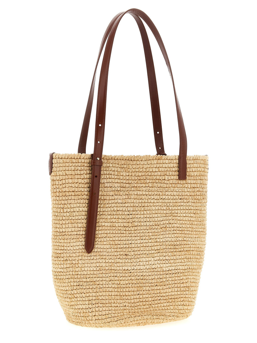Paco Rabanne Natural Raffia Tote Bag Shopping Bag