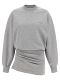 The Attico Mélange Sweatshirt Dress