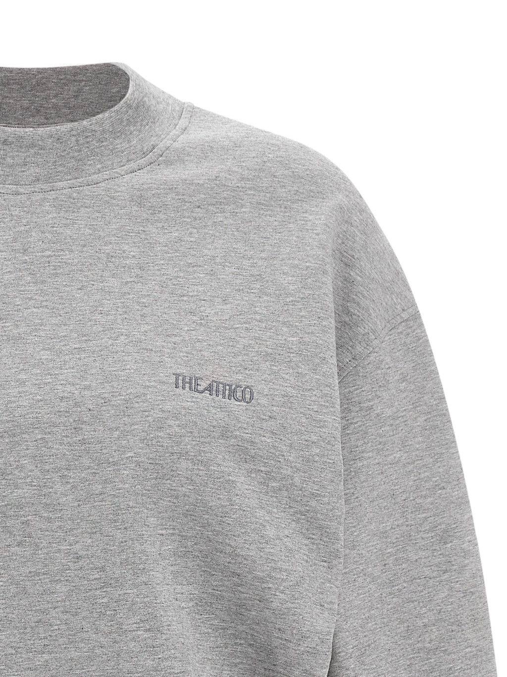 The Attico Mélange Sweatshirt Dress