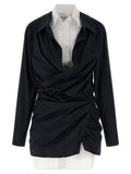 The Attico Double Layer Shirt Dress