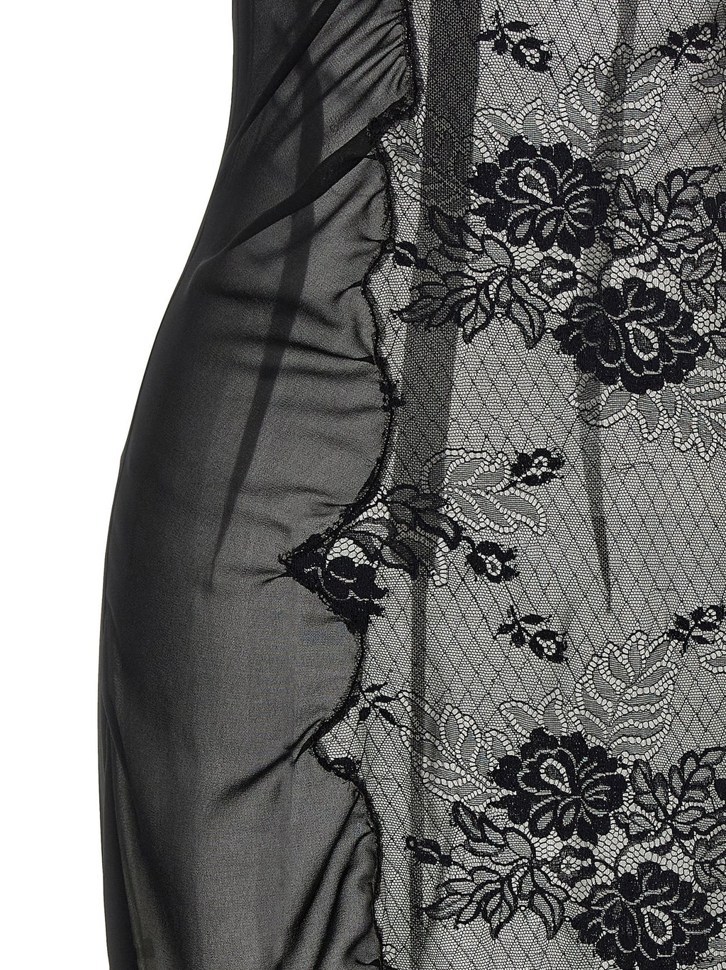 The Attico Lace Tulle Dress