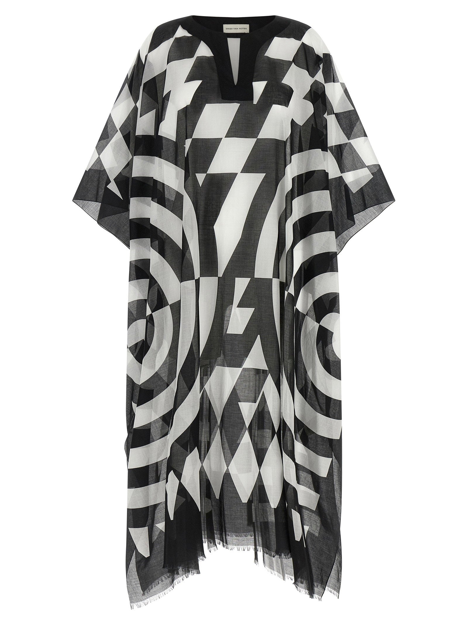 Dries Van Noten Caftan With Print