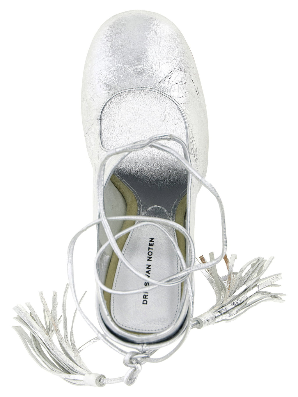 Dries Van Noten Laminated Leather Mules