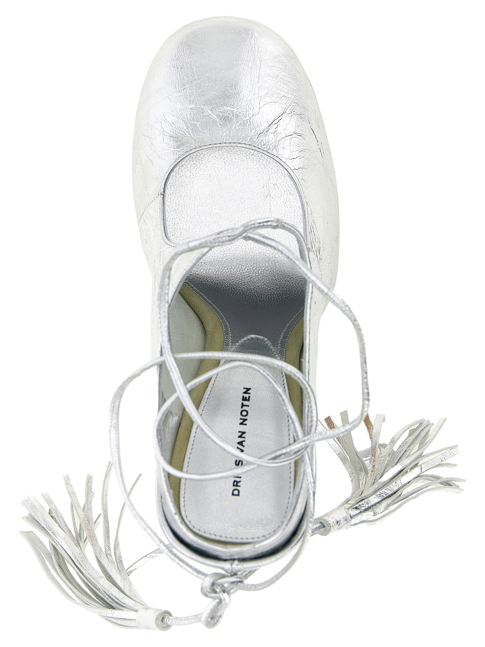 Dries Van Noten Laminated Leather Mules