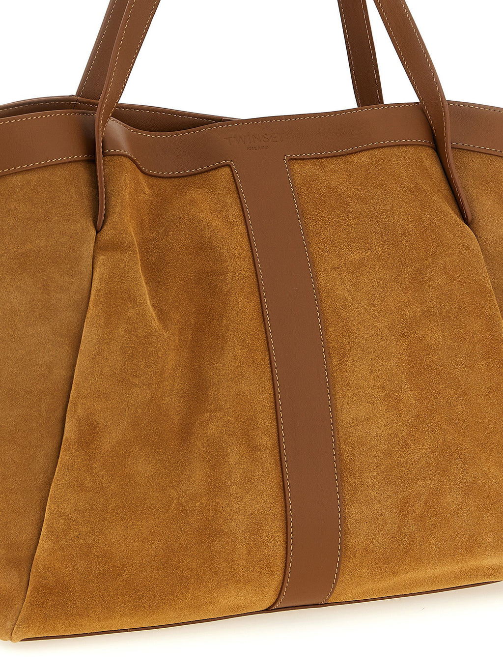Twin Set Suede Shopping Bag