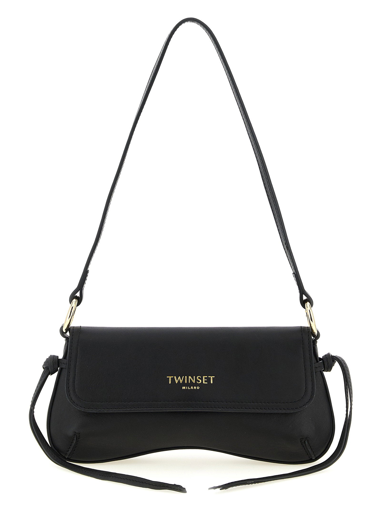 Twin Set Leather Shoulder Bag