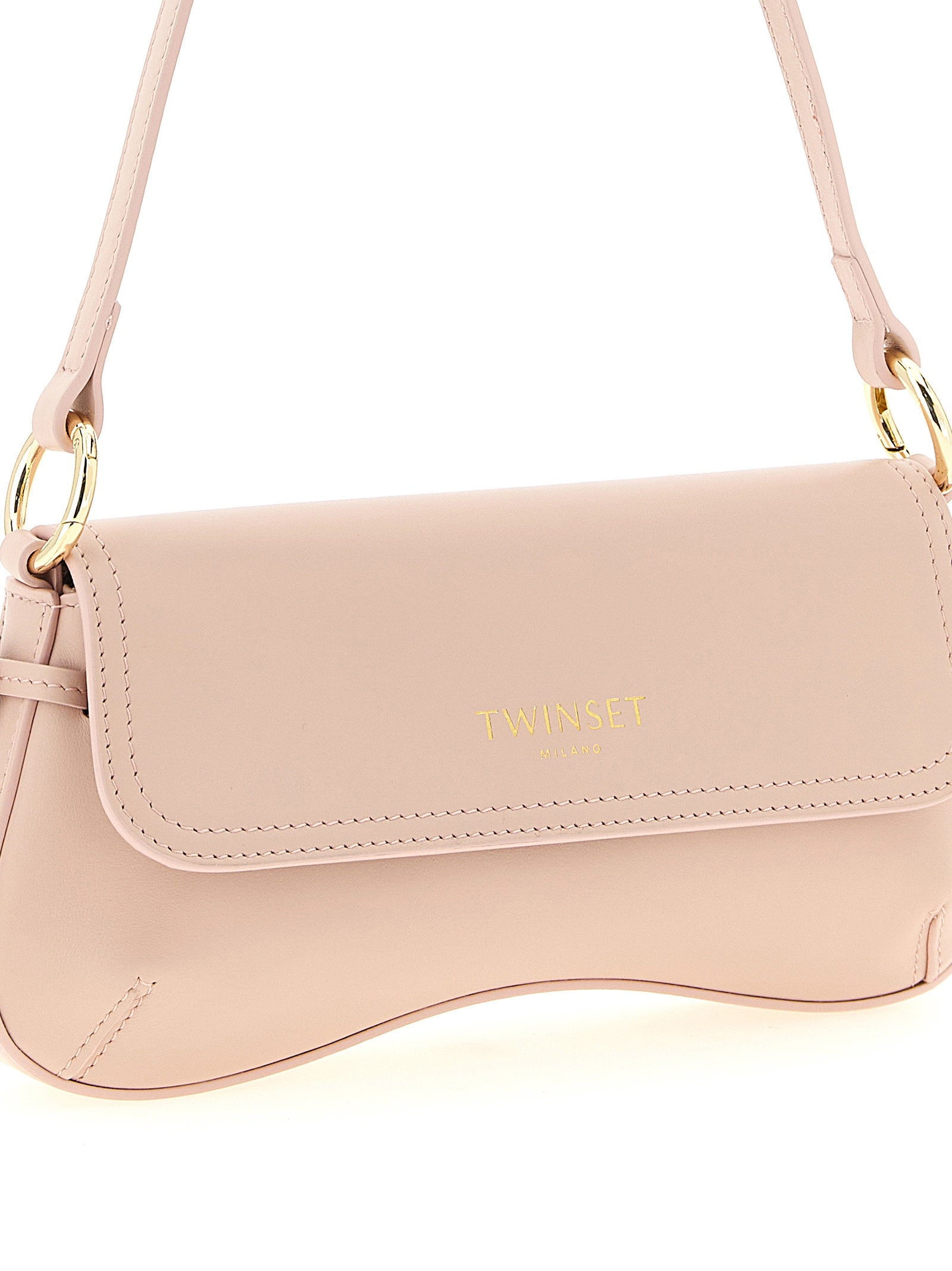 Twin Set Leather Shoulder Bag