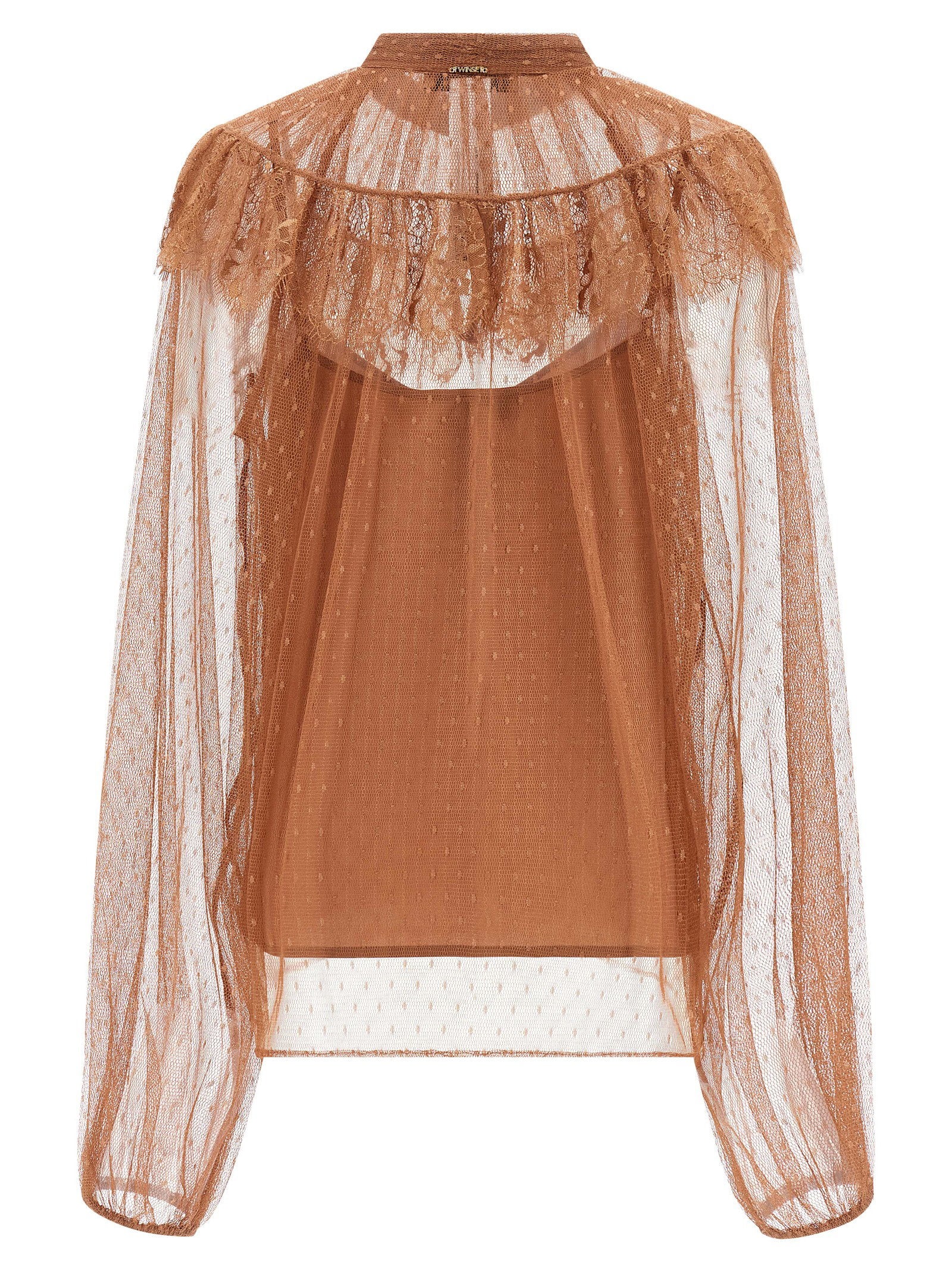 Twin Set Tulle Plumetis Blouse