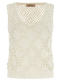 Twin Set Pearl Top
